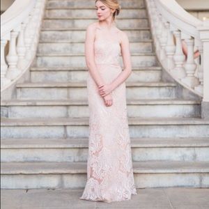 Jenny Yoo Ivory Allover Lace Size 10